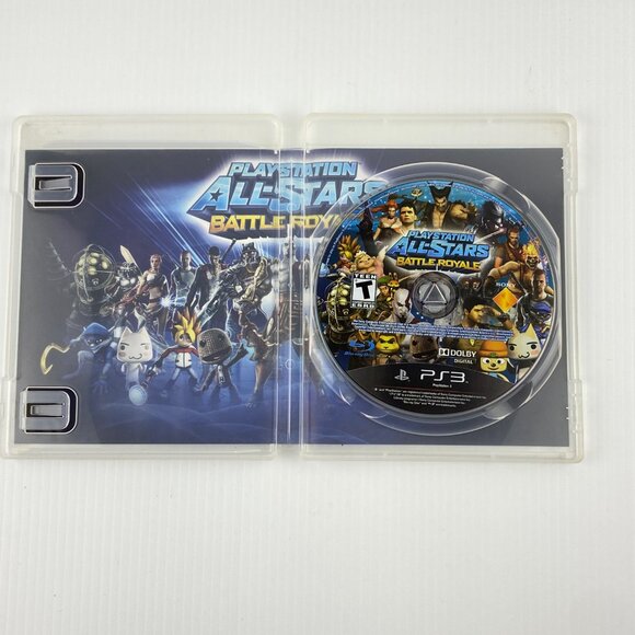 Playstation All Stars Battle Royale PS3 Video Game 2012 Case Disc Rated Teen - Picture 6 of 7